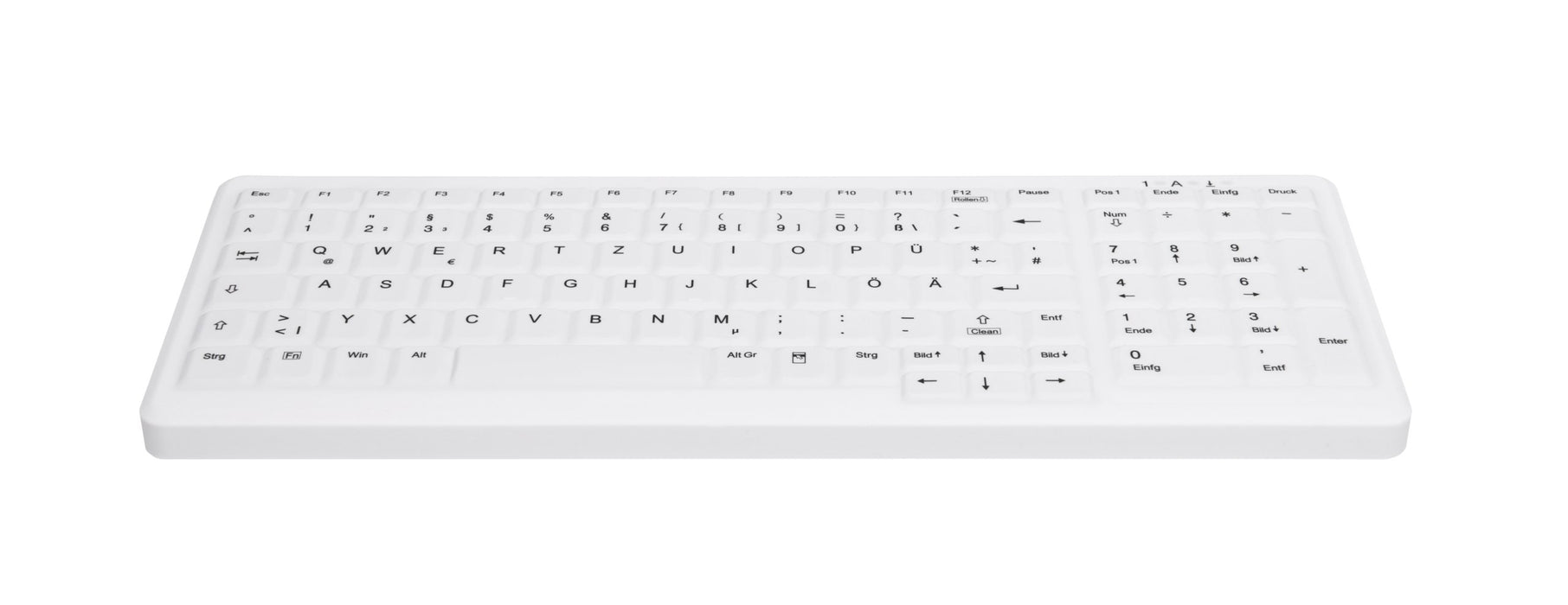 EAN 4025112098123 - CHERRY AK-C7000 teclado Médico RF inalámbrico QWERTZ Alemán Blanco imagen 3