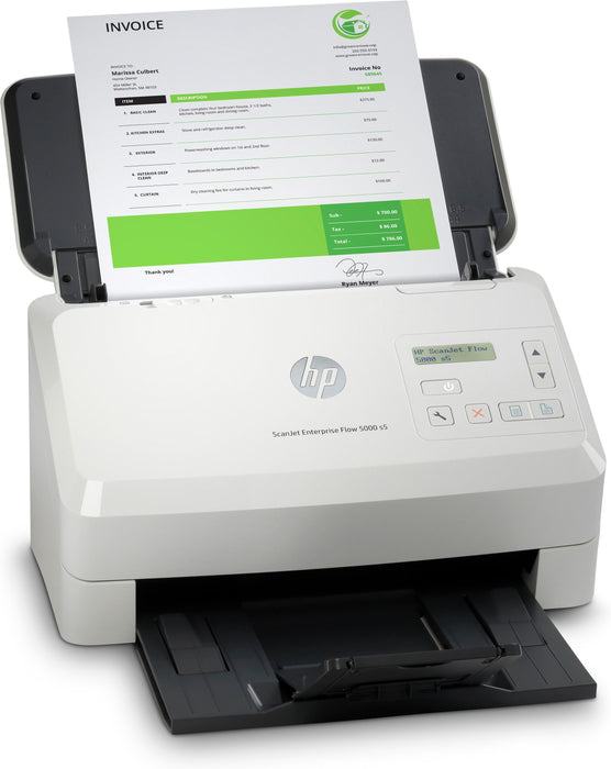 EAN 0193905029969 - HP ScanJet Enterprise Flow 5000 s5 Escáner alimentado con hojas 600 x 600 DPI A4 Blanco imagen 2
