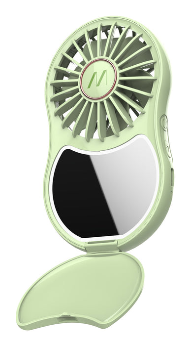 EAN 8021735217770 - Muitomas MIRRORFANGN ventilador y nebulizador personal de mano Verde Ventilador de mano imagen 1