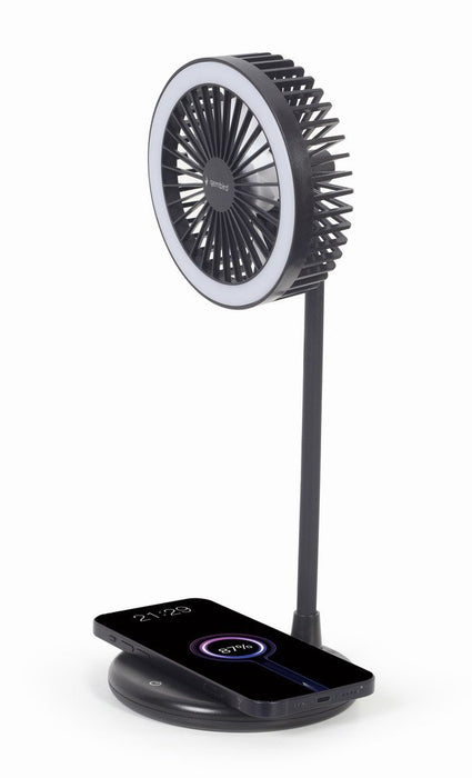 EAN 8716309123716 - Gembird TA-WPC10-LEDFAN-01 ventilador Negro imagen 2