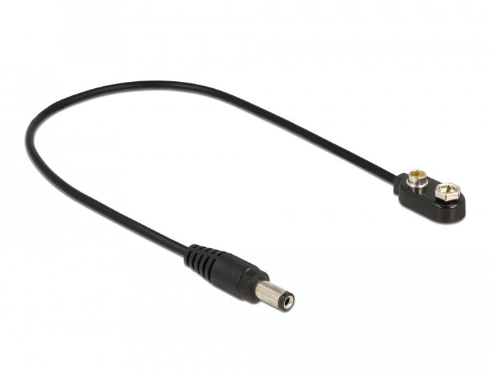 EAN 4043619866977 - DeLOCK 86697 cambiador de género para cable 9 V block battery DC 5.5 x 2.1 Negro imagen 1