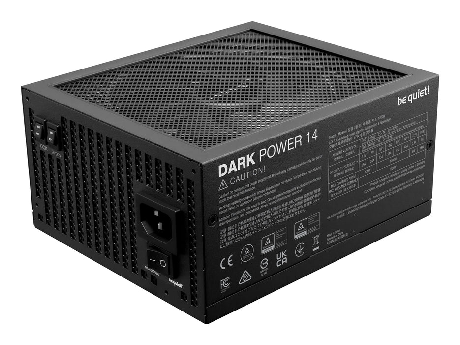 EAN 4260052192030 - be quiet! Dark Power 14 1200 W - 80 Plus Titanium unidad de fuente de alimentación 20+4 pin ATX ATX Negro imagen 3