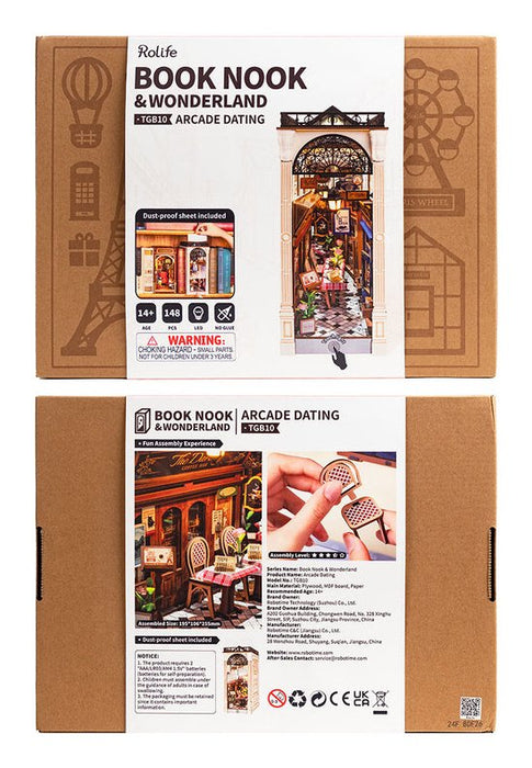 EAN 6946785119275 - ROBOTIME TGB10 Casa en miniatura y rincón de libros para montar imagen 5