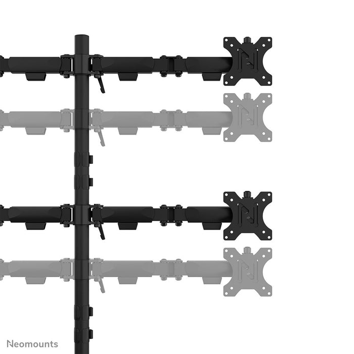 EAN 8721246340690 - Neomounts DS60-600BL2-2 soporte para monitor 81,3 cm (32") Escritorio Negro imagen 7