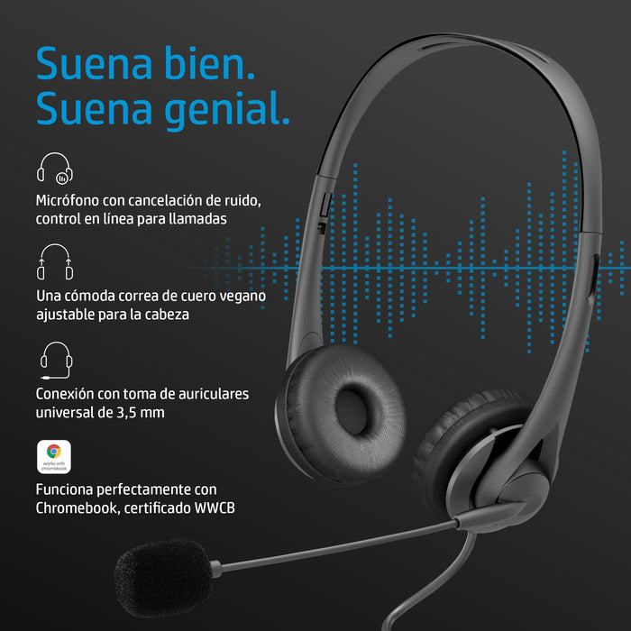 EAN 0195908812548 - HP Stereo 3.5mm Headset G2 Alámbrico Diadema Oficina/Centro de llamadas Negro imagen 4