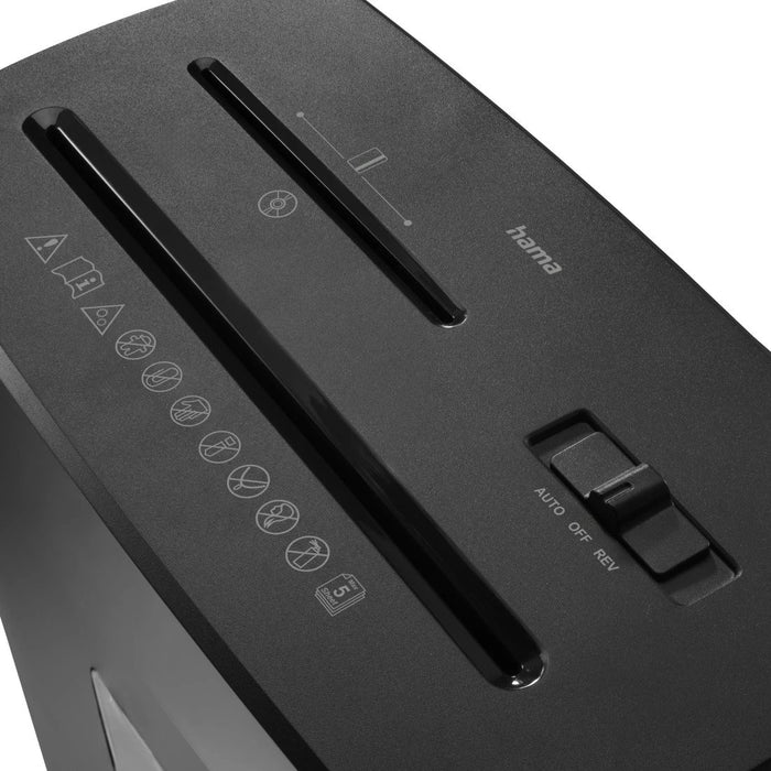 EAN 4007249505873 - Hama Prime M50CD-B triturador de papel Microcorte 68 dB 22 cm Negro imagen 3