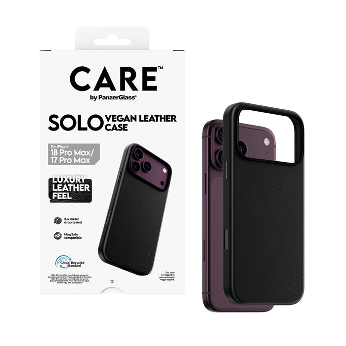 EAN 5715685044427 - PanzerGlass CARE™ by ® Solo Vegan Leather Case Black w. MagSafe iPhone 2026 Pro Max | 17 Pro Max funda pa imagen 5