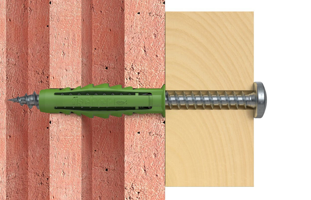 EAN 4048962199475 - Fischer 524823 tornillo de anclaje y taco 10 pieza(s) Juego de enchufes de pared y tornillos 40 mm imagen 7