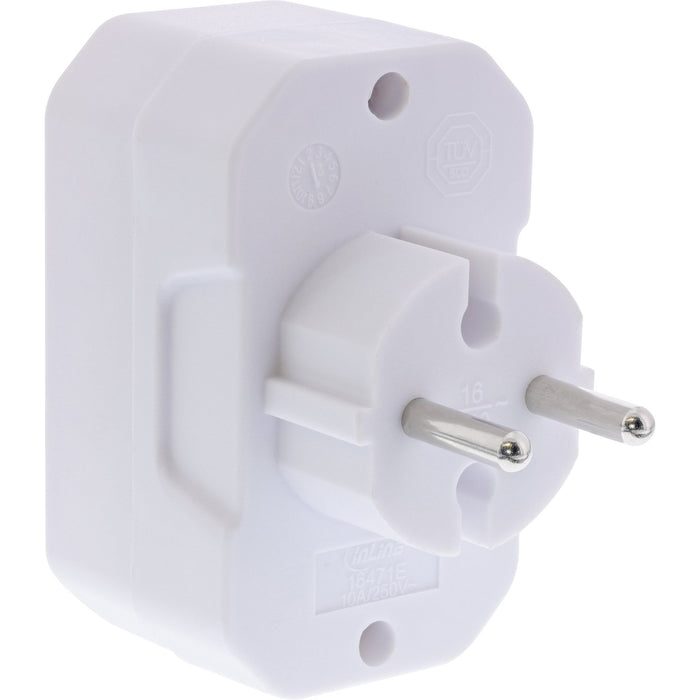 EAN 4043718334391 - InLine 16471E base múltiple Blanco imagen 2