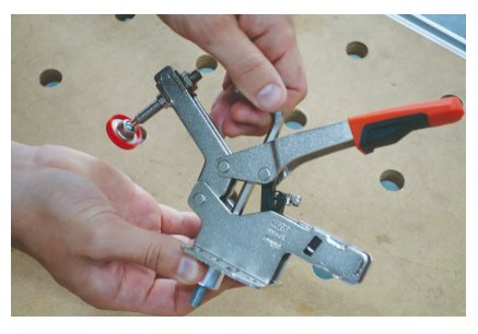 EAN 4008158040332 - BESSEY STC-VH50-T20 abrazadera Kit de prensas rápidas de palanca 4 cm Negro, Rojo, Acero imagen 7