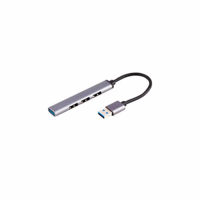 EAN 4017538137395 - S/CONN maximum connectivity 13-50001 hub de interfaz USB 3.2 Gen 1 (3.1 Gen 1) Type-A 5000 Mbit/s Gris imagen 1