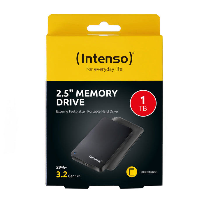 EAN 4034303016518 - Intenso Memory Drive, 1TB disco duro externo 5400 RPM 2.5" Micro-USB B 3.2 Gen 1 (3.1 Gen 1) Negro imagen 3