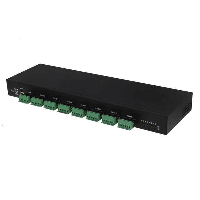 EAN 4040895006301 - RealPower 284515 convertidor, repetidor y aislador en serie USB 2.0 RS-422/485 Negro imagen 3