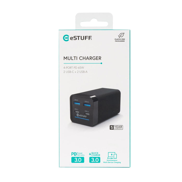 EAN 5715063263112 - eSTUFF ES635200 cargador de dispositivo móvil Portátil, Smartphone, Tableta, Universal Negro Corriente al imagen 8