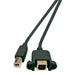 EAN 5711045973482 - Microconnect USBABF1PANEL2 cable USB USB 2.0 1,8 m USB A USB B Negro imagen 1