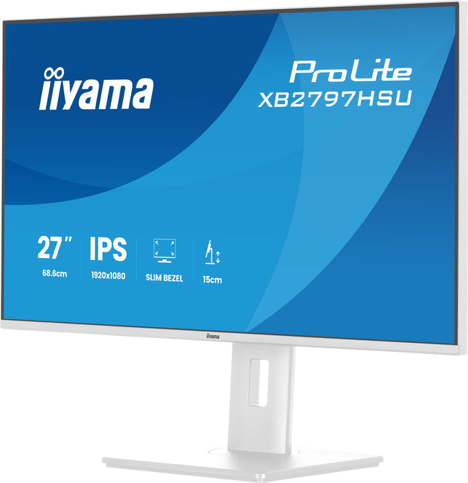 EAN 4948570125869 - iiyama ProLite XB2797HSU-W1 pantalla para PC 68,6 cm (27") 1920 x 1080 Pixeles Full HD LED Blanco imagen 6