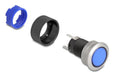 EAN 4043619220496 - DeLOCK 22049 interruptor eléctrico Interruptor pulsador Negro, Azul, Plata imagen 3