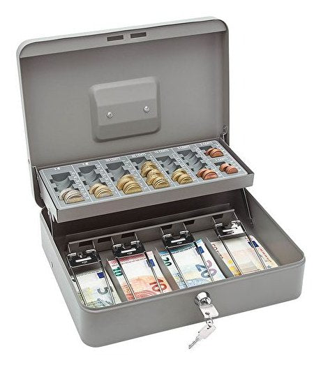 EAN 4003801859347 - Wedo 149 858012 caja para dinero en efectivo Acero Gris imagen 2