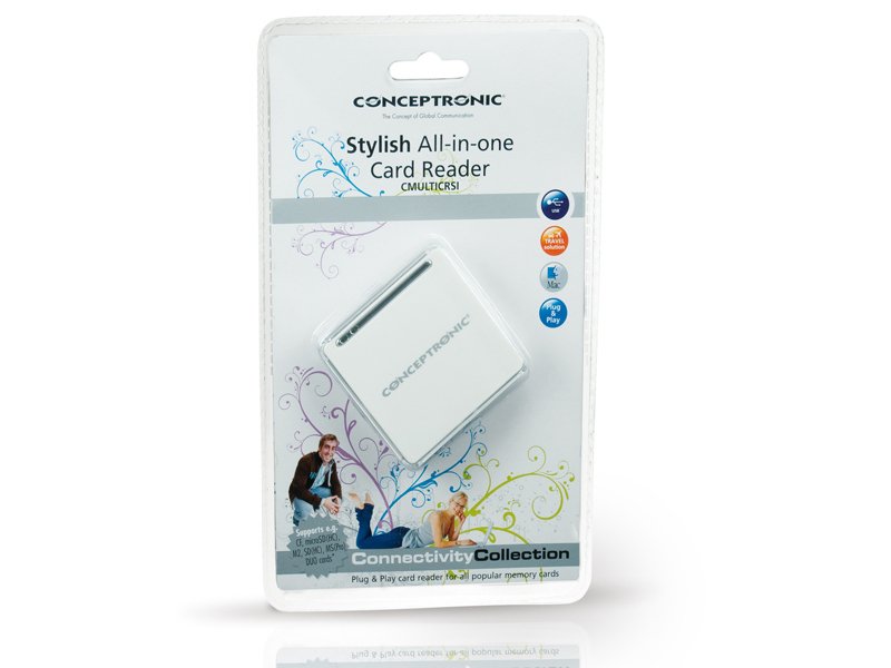 EAN 8714909016728 - Conceptronic CMULTICRSI lector de tarjeta USB 2.0 Blanco imagen 5