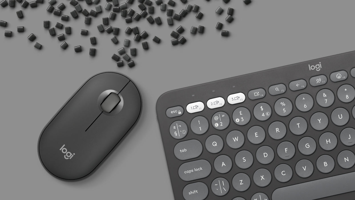 EAN 5099206115712 - Logitech 920-012257 teclado Ratón incluido Universal RF Wireless + Bluetooth QWERTY Nórdico Grafito imagen 10