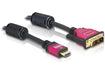 EAN 4043619843442 - DeLOCK HDMI - DVI Cable 5.0m 5 m DVI-D Negro imagen 1