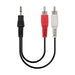 EAN 8433281001107 - Nanocable 10.24.0305 cable de audio 5 m 3,5mm 2 x RCA Negroimagen 1)