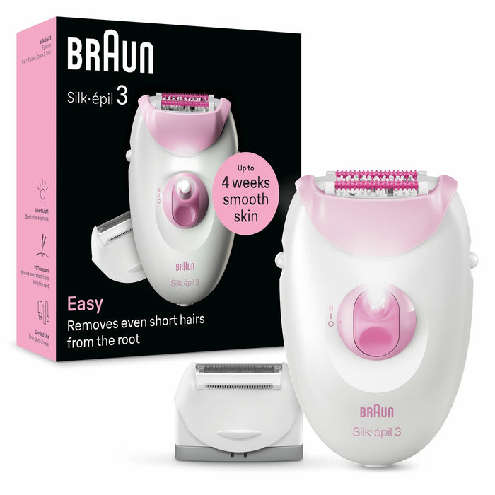 EAN 7500435224963 - Braun Silk-épil 3 3-031 20 pinzas Rosa, Blanco imagen 1