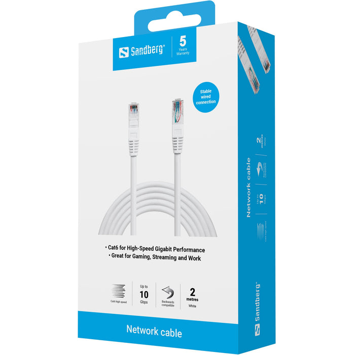 EAN 5705730506949 - Sandberg 506-94 cable de red Blanco U/UTP (UTP) imagen 3