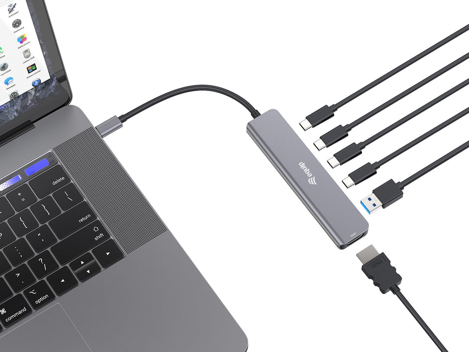 EAN 4015867242957 - Equip 133500 base para portátil y replicador de puertos Alámbrico USB 3.2 Gen 1 (3.1 Gen 1) Type-C Gris imagen 4