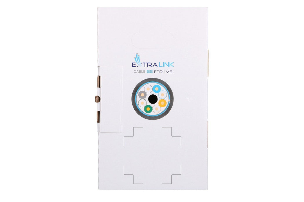 EAN 5902560368710 - Extralink CAT5E FTP (F/UTP) V2 OUTDOOR TWISTED PAIR 305M - Kabel - Netzwerk cable de red Negro F/UTP (FTP imagen 3