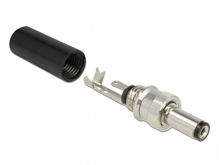 EAN 4043619899166 - DeLOCK 89916 conector DC Negro, Acero inoxidable imagen 3