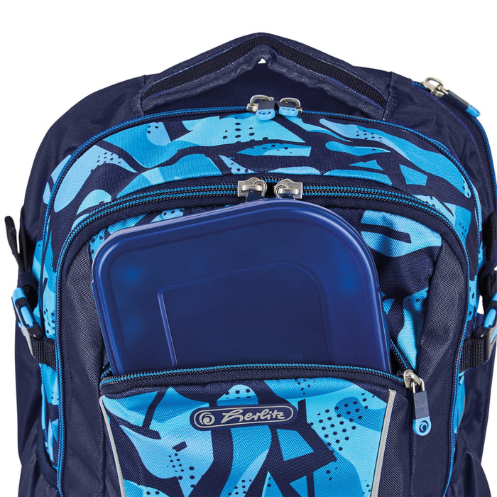 EAN 4008110344898 - Herlitz Ultimate CamoBlue mochila Mochila escolar Azul, Marina Poliéster imagen 8