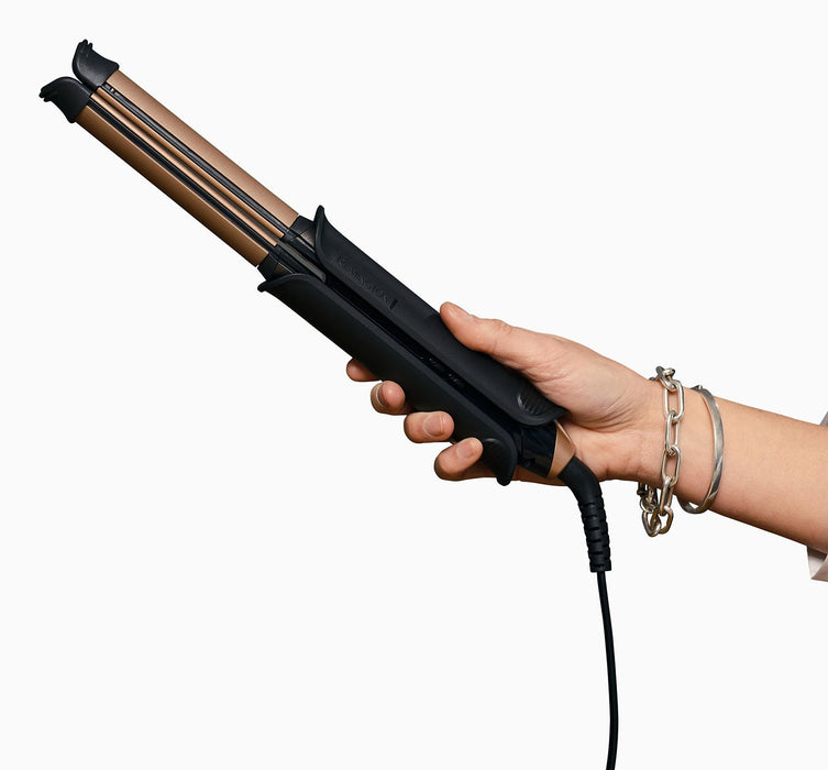 EAN 5038061152173 - Remington S6077 Rizador de pelo Caliente Bronce, Gris imagen 3