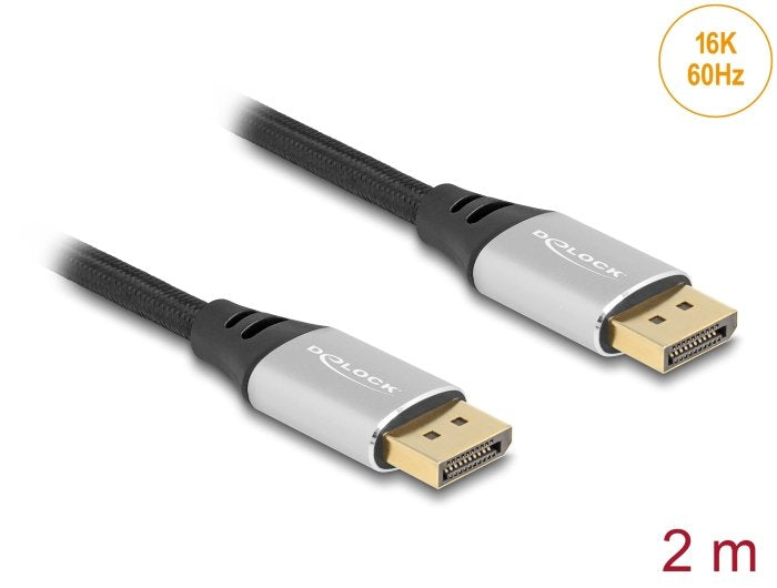 EAN 4043619806348 - DeLOCK 80634 cable DisplayPort Negro, Plata imagen 3