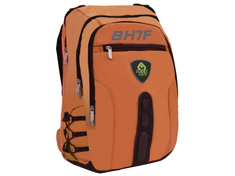 EAN 8435099522744 - KeepOut BK7F mochila Negro, Naranja Imitación piel, Nylon imagen 1