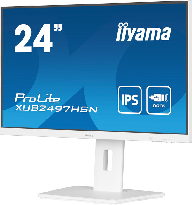 EAN 4948570123223 - iiyama ProLite XUB2497HSN-W1 pantalla para PC 60,5 cm (23.8") 1920 x 1080 Pixeles Full HD LED Blanco imagen 6