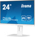 EAN 4948570124954 - iiyama ProLite XUB2497HSN-W2 pantalla para PC 60,5 cm (23.8") 1920 x 1080 Pixeles Full HD LED Blanco imagen 6