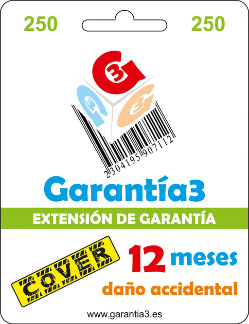 EAN 8033509885160 - Garantía3 G3CES250 extensión de la garantía 1 año(s) imagen 1