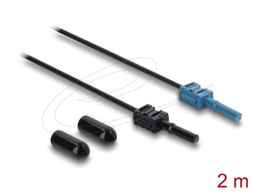 EAN 4043619910243 - DeLOCK 91024 adaptador de fibra óptica 1 pieza(s) Negro, Azul imagen 1