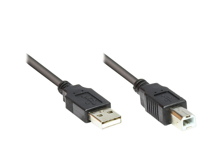 EAN 4014619165742 - Alcasa USB 2.0 A/B 1m cable USB USB A USB B Negro imagen 1