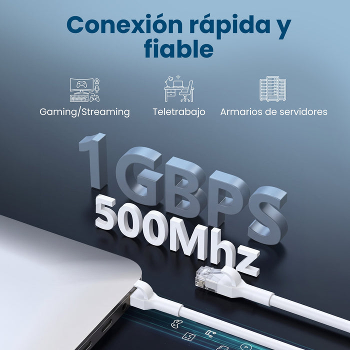 EAN 5906168638992 - Extralink Kat.6A U/FTP 3m 1Gbps Biały | Patchcord LAN | Miedź Kabel sieciowy skrętka, łamana końcówka (EX imagen 18