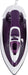 EAN 8421078034841 - JATA PL225 plancha Plancha a vapor Suela de acero inoxidable 2400 W Púrpura, Blanco imagen 4
