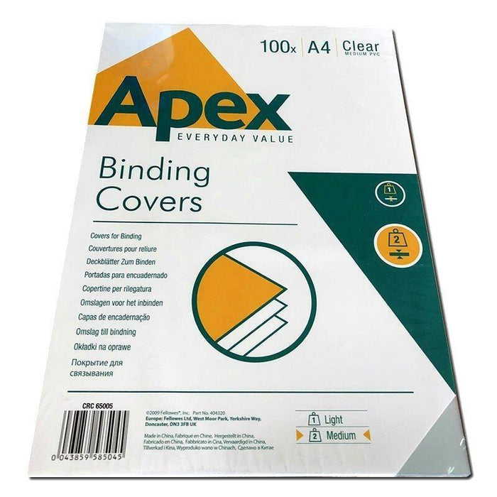 Fellowes Apex 6500501 Clear Pvc 100