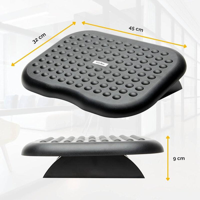Fellowes  Reposapies Profesional Inclinable Negro 6100801