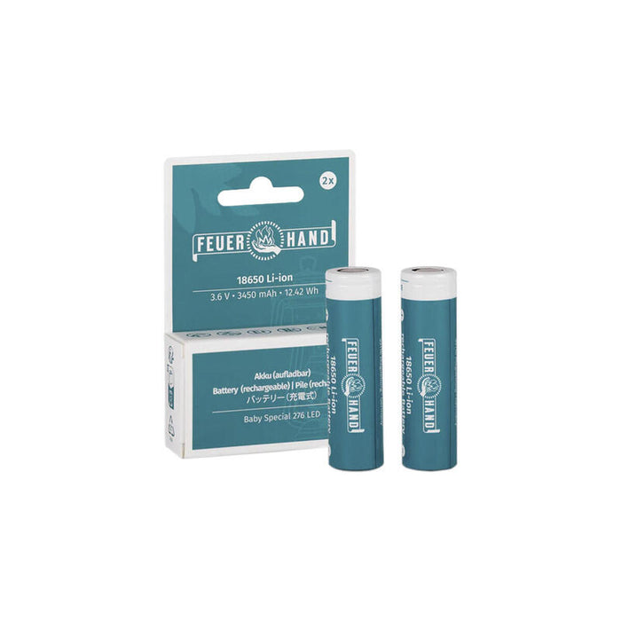 Feuerhand Li-Ion Akkus 18650, 3.450mah, 2er Set (Para Baby Special 276 Led) Fh-18650-Li-Ion