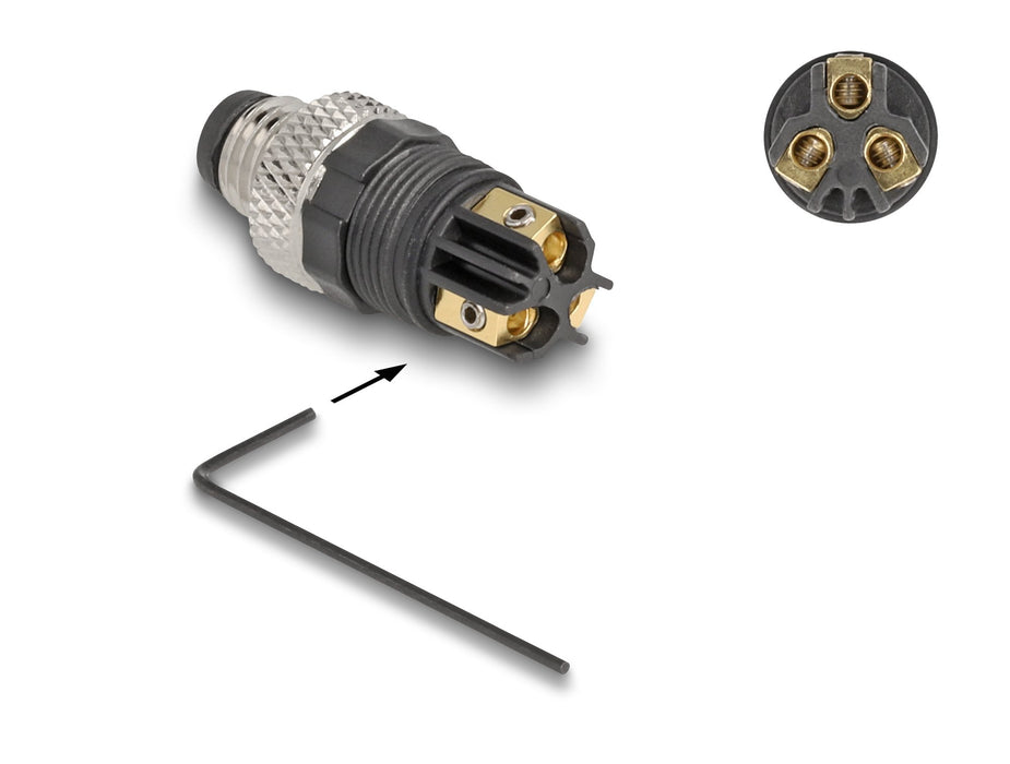 EAN 4043619605293 - DeLOCK 60529 conector Negro imagen 4