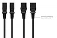 EAN 4014619602476 - Alcasa P0030-S030 cable de transmisión Negro 3 m Enchufe tipo E+F C13 acoplador imagen 4