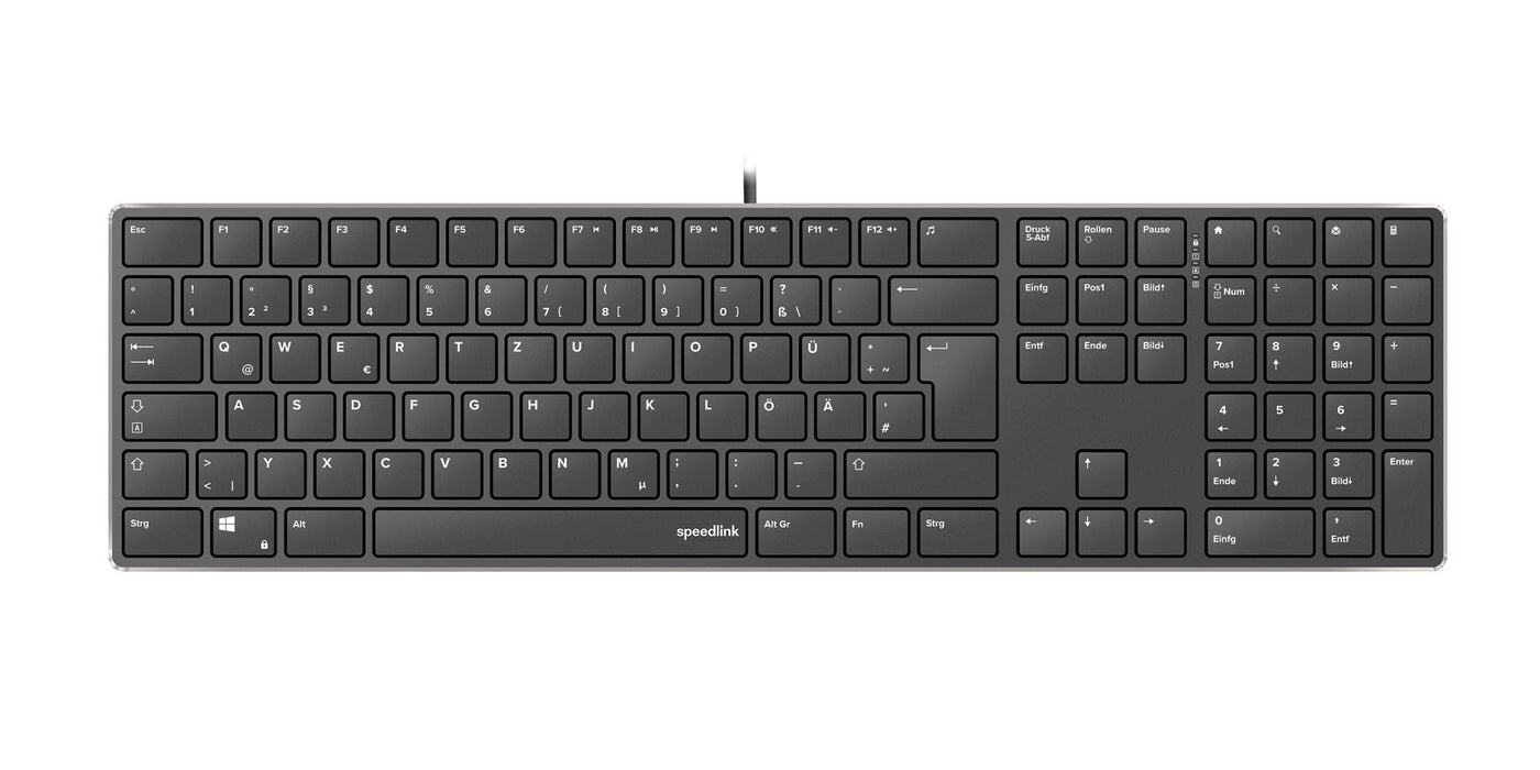 EAN 4027301550962 - SPEEDLINK SL-640010-BK teclado Oficina USB Alemán Negro imagen 1