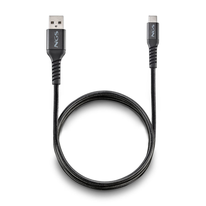 EAN 8435430626865 - NGS KNOT-AC cable USB USB 2.0 1 m USB A USB C Negro imagen 3