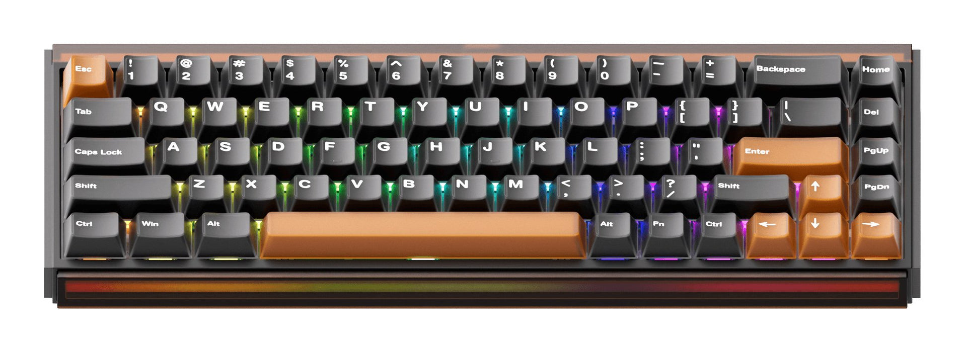 EAN 6978414651801 - Akko Ray68 HE teclado Juego USB + RF Wireless + Bluetooth QWERTY Inglés de EE. UU. Negro imagen 2